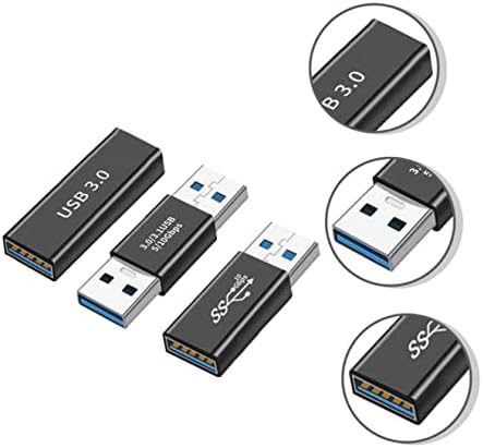 Адаптер за приклучок за приклучок за адаптер Mobestech USB 1 Постави машки конвертор за машки приклучок за полнење на адаптер за проширување