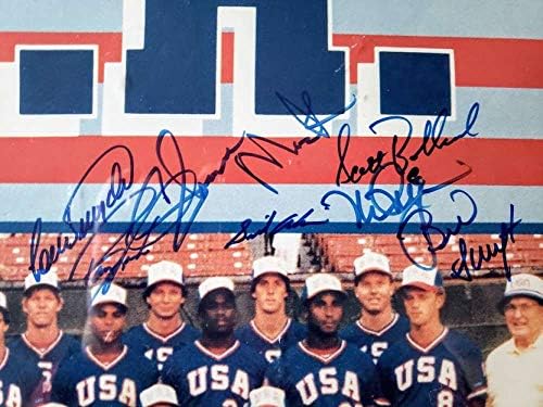 Олимписки тим на САД во 1984 година ПСА ДНК Аутограм 20х24 Фото Хард потпишана од 21 година