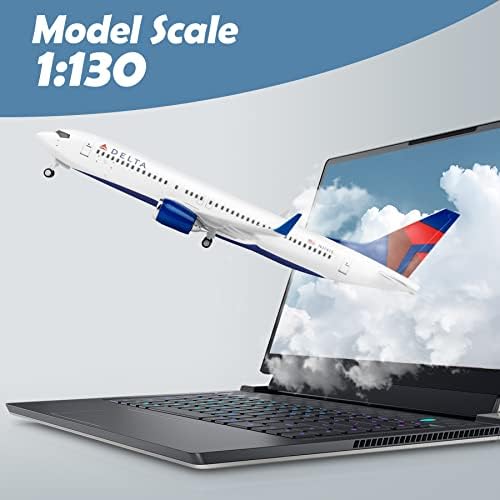 Радост 1: 130 модел Американски модел на модел на делта легура на авиони со авиони со авион со левово светло со LED светло