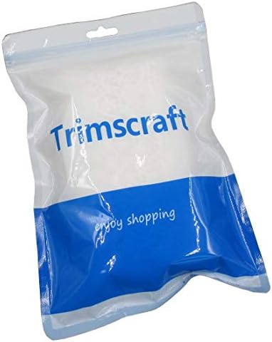 TrimScraft 5 јарди 3 инчи широк венис памук чипка исечоци за окуларна ткаенина за додаток за облека DIY занаетчиски снабдување