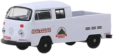 Greenlight 54020 -E Norman Rockwell Series 2 - 1972 Type 2 Double Cab Park Ranger Pickup 1:64 Scale Diecast