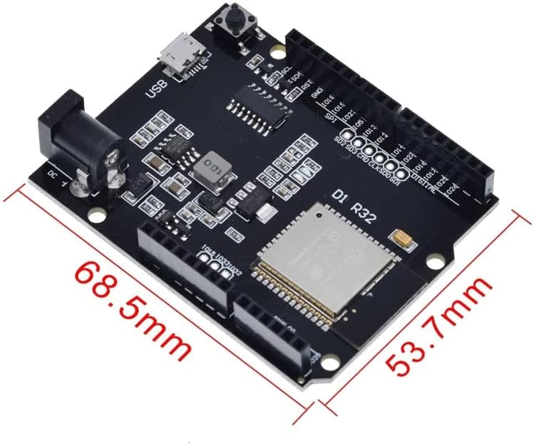 Redtagcanada за Wemos D1 ESP32 ESP-32 WiFi Bluetooth 4MB Flash UNO D1 R32 Board Module CH340 CH340G Одбор за развој на Arduino