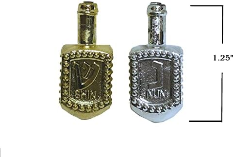 Чанука Дрејделс Дрејделс - Мало металик злато и сребро металик