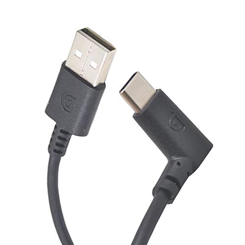 Кабел за полнење со USB за полнење со 90 степени на Bolaazul за Tesla Model 3, USB 2.0 A MALE до USB-C машки кабел за напојување со моќност на