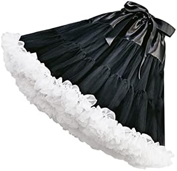Абоофан Лолита фустан под сила црна бела фустан Краток Петикоат девојки Лолита здолниште Кринолин 40х50см