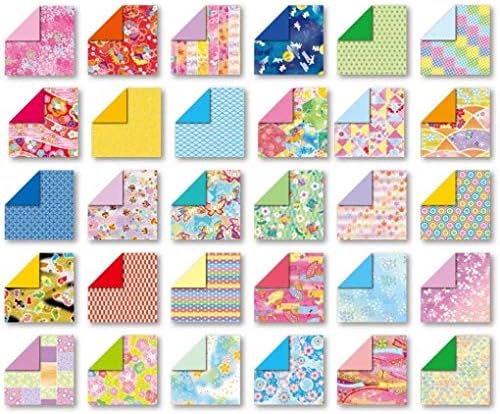 Пакет од 120 листови јапонски 6 оригами двострани чиогами уметнички дела за преклопување
