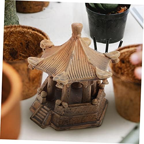 Jardwe керамичка работа декор на отворено декор декор декор цвет вазни украси азиски пагода мини декорација аквариуми уметност украс