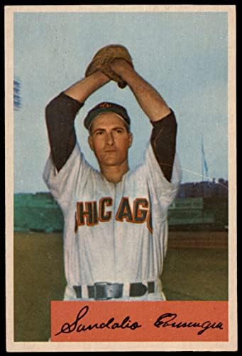 1954 Bowman 166 Sandy Consuegra Chicago White Sox VG/Ex+ White Sox