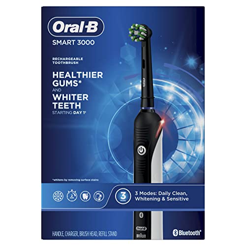 Орална-B Smart 3000 електрична четка за заби со Bluetooth конекција, црна