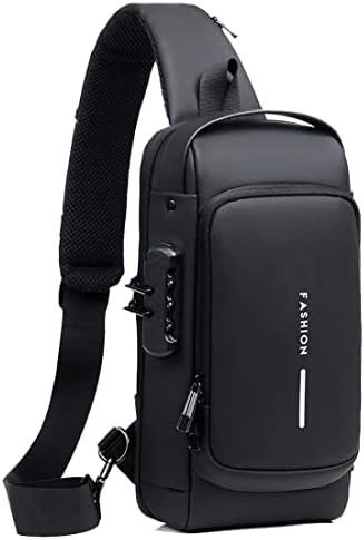 Торба за Прашка против Кражба Вкрстен Ранец За Рамо Обични Торби За Гради СО USB Порта за Полнење