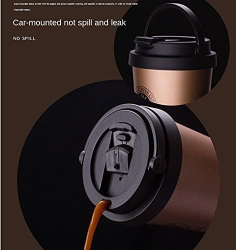 NC Insulation Chap 17oz вакуум не'рѓосувачки челик кафе-чаша преносен автомобил за патувања со капакот за кревање на капакот