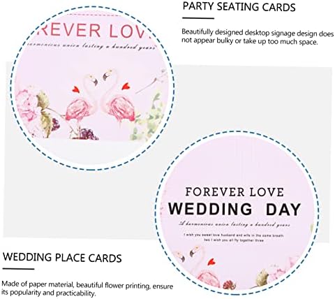 Ханабас 20 парчиња табела картичка табела картички празни картички свадбени табели броеви за печатење картички Име картички за