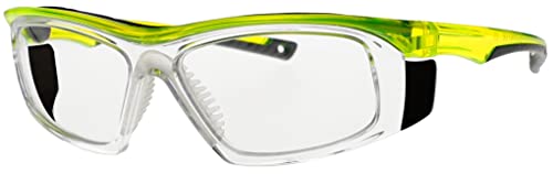 Безбедносни очила за зрачење Модел T9559 олово гласи со 0,75мм PB заштитни леќи и 0,50мм PB EQ странични штитови во стилска најлон рамка