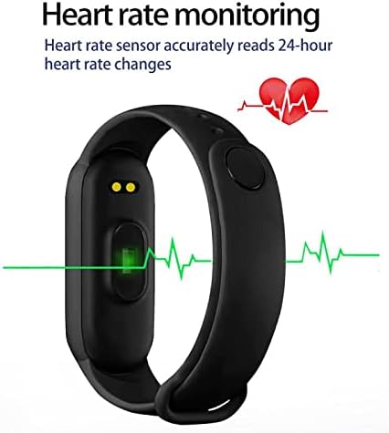 M6 SMART нараквица гледајте фитнес -тракер за фитнес паметна лента за срцев удар на срцевиот притисок Mi Band 6 за iOS Android