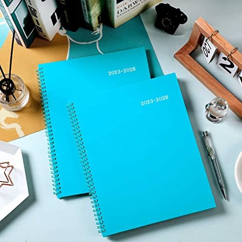 2023-2028 Monthly Planner/Monthly Calendar - 5 Year Monthly Planner from Jul.2023 - Jun.2028, 60 Monthly Planner, 9 x 11, Monthly Calendar 2023-2028 with Tabs + Double-Side Pocket + Durable Polypropylene Cover - Green
