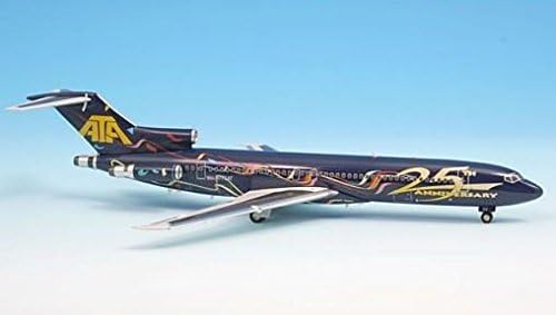АТА 25-ти Annv Boeing 727-200 Airplane MiniaTure Model Diecast 1: 200 Дел A012-IF722018