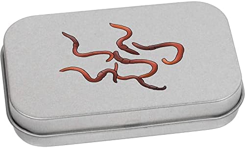 Метални канцелариски калај/кутија за складирање на метални црвенило на Азиеда „Земјини црви“