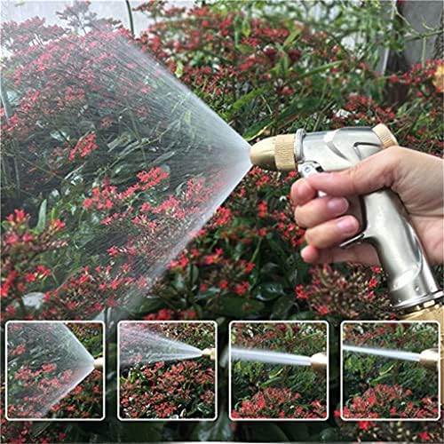 YFQHDD 50ft-100ft повлечен градинарски вода пиштол магична вода цевка со висок притисок Црево за миење садови за миење садови