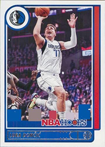 2021-22 Панини НБА-обрачи #62 Лука Дончиќ Далас Маверикс Официјална кошаркарска картичка во НБА во сурова состојба