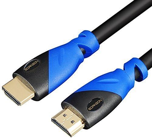 8ft ГОЛЕМА Брзина HDMI Кабел Машки До Машки Со Етернет Црна Поддржува 4K 30Hz, 3D, 1080p И Аудио Враќање ED700522