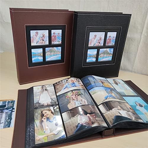 XJJZS 6-инчен вметнете албум 600 600 6-инчни фотографии со голем капацитет колекција на албуми, семејно собирање фото-колекција свадбена фотографија