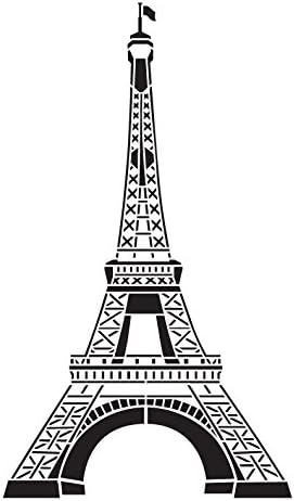 Ајфеловата Кула Матрица Од Студиор12 | француска Уметност За Патување - Еднократно Милар Шаблон | Сликарство, Креда, Мешани Медиуми | Употреба
