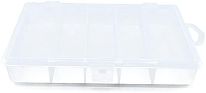 5 компјутери јасни мониста за занаетчиски производи за занаетчиски производи за складирање на пластични кутии Контејнери за организатори