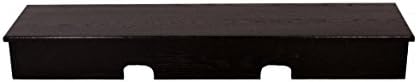 Црна х-волна мазна врвна звучна лента за звук на ТВ 53x13x6 Надворешно-50х12х5 1/4 внатре во внатрешноста
