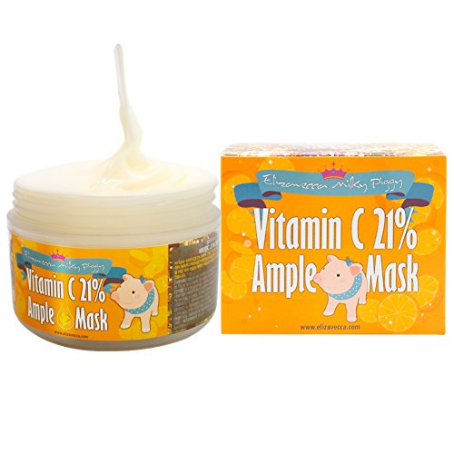 Елизавека Млечно Свинче Витамин Ц 21% Изобилство Маска 100мл / Витамин Ц серумска маска / витамин ц серум пред и потоа / витамин