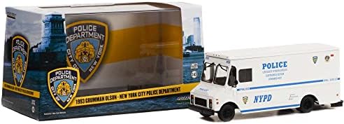 Greenlight 86193 1993 Груман Олсон - Полициска полиција во Newујорк Полициски Оддел за безбедност на животната безбедност на NYPD 1/43 Скала