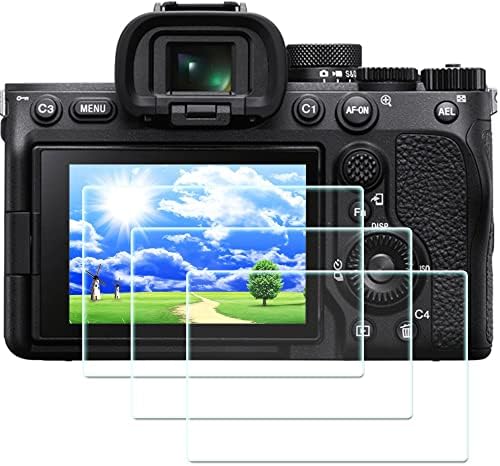 ЗАШТИТНИК НА Екранот ZLMC A7IV, Заштитник На Екранот A7M4,Цврстина НА 9H 0,3 mm Ултра Тенок Заштитник На Екранот Од Калено Стакло За Дигитална Камера Sony Alpha A7 IV A7M4 A74, Целосна З?