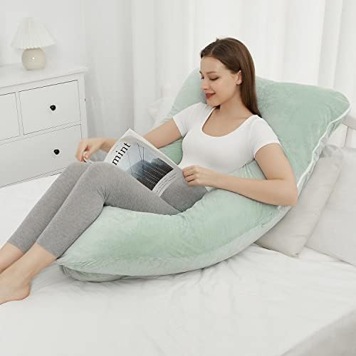 Перници за бременост Johnонпј за спиење, во облик на целосна перница за тело - бременоста мора да има породилна перница со отстранлив