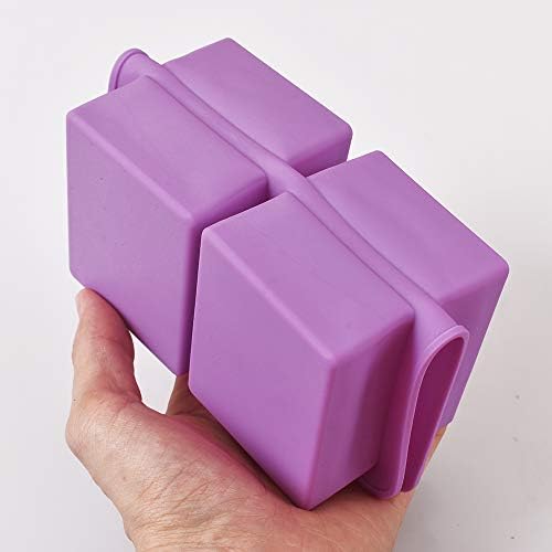 Калапи за сапун од силиконски сапуни, 2 пакувања 4-розови DIY рачно изработени сапуни со сапун со океански бран за млечен сапун
