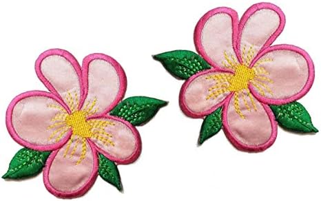 Закрпи за нипитхоп розови сончоглед лотос цвеќиња шијат на железо на лепенка мажи жени жени облека фустан за растителни капачиња фармерки