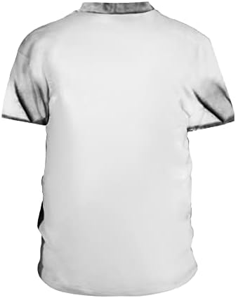 Машки геометриски геометриски хенри кошули гроздобер кратки ракави врвови етнички принт атлетски случајно копче лапл до блуза