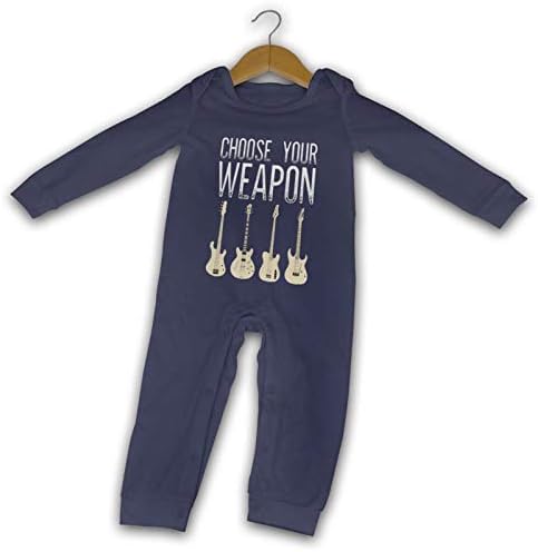 Xietao Изберете ја вашата оружје музичка гитара бутик бебешки телесна тела unisex долг ракав