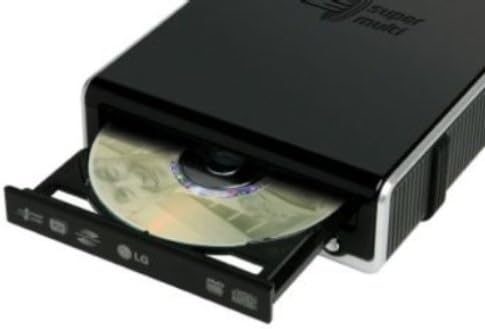 LG GSA-E40L 18X DVD RW DL USB 2.0 Надворешен Диск w/Lightsribe &засилувач; Софтвер