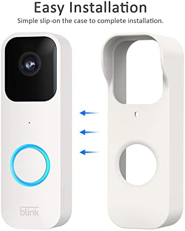 Покривање на камерата Lefxmophy Компатибилен со Blink Video Doorbell Case BLICE SILICONE WETHERPROOF заштитник