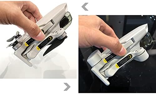 Пропелерите за замена на Teckeen 2x Стабилизатор Поправете го држачот на сечилото фиксирана лента за рачен зглоб за DJI Mavic Mini дрон