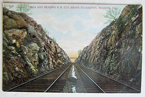 Phila & Reading R.R. Сече над Такертон читајќи ја железничката пруга