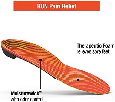 Суперфет Трчање Олеснување На Болката - Влошки За Чевли Од Пена И Јаглеродни Влакна - Поддршка За Лак За Плантарен Фасциитис - 9,5-11 Мажи