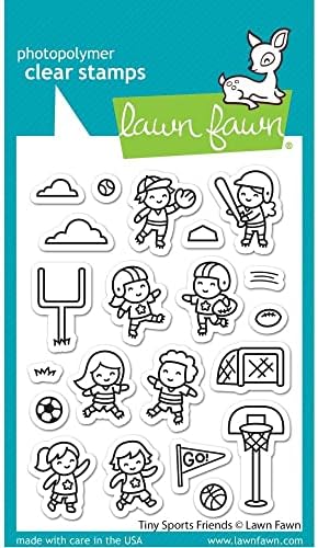 Fawn Fawn - мали спортски пријатели - Поставени марки и умираат - пакет на 2 артикли