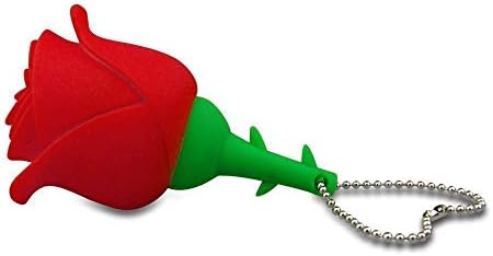 Wooteck 64 GB цртан филм прекрасен роза цвет USB флеш диск, црвен