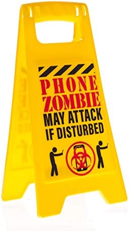 Телефонски зомби на боксерските подароци - може да нападне ако е вознемирен 'Новинарска канцеларија за хумор за предупредување за предупредување