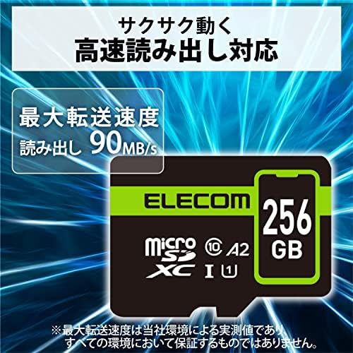 Ececom MF-SP256GU11A2R MicroSD 256GB UHS-I U1, 90mb / s Microsdxc Картичка, Вклучува 2 Години Услуга За Обновување Податоци