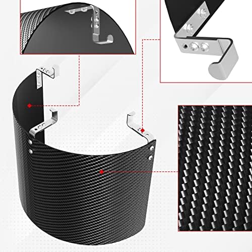 Универзален филтер за внесување на воздухот на капакот на топлинскиот штит од не'рѓосувачки челик јаглеродни влакна Компанија