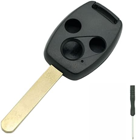 Segaden Замена на клуч за замена компатибилна со Honda Accord Civic CRV пилот Fit 2 копче без копче за далечински клуч за далечински