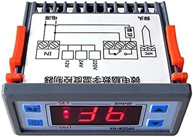 KQOO вграден дигитален контролер на температурата 12V 24V 220V Кабинет за ладно складирање Термостат Контрола на температурата