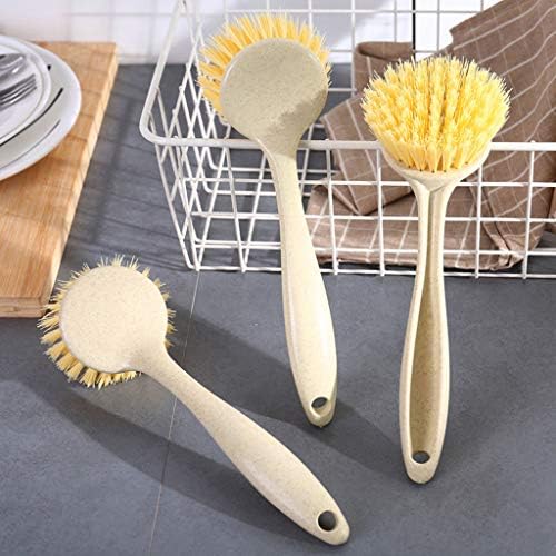 Четка за садови со рачка, четки за чистење кујна за чистење, чистач за чинија со тврди влакна за садови за мијалник за садови