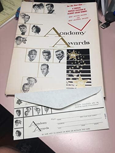 Академија Награди Портретска колекција 69 Литографии на актерите за наградување на Академијата пред 1962 година. Скици на јаглен од Николас